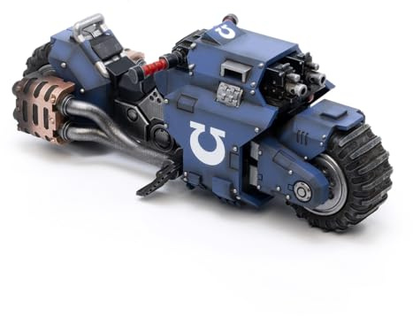 LEBOO JoyToy Warhammer 40k Figurine d'action Space Marines Ultramarines Outriders, taille : 22,1 x 8,4 x 7,8 cm