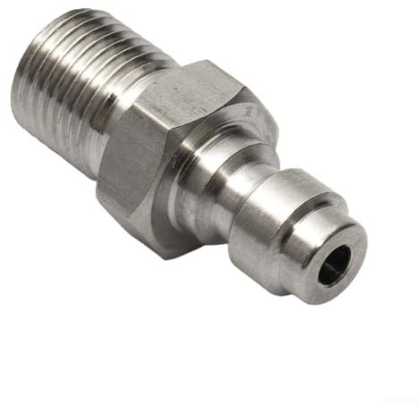 Zuverlässiger PCP-Schnellverbinder, 8 mm, Edelstahl-Füllnippel für HPA/N2-Tanks (M10)