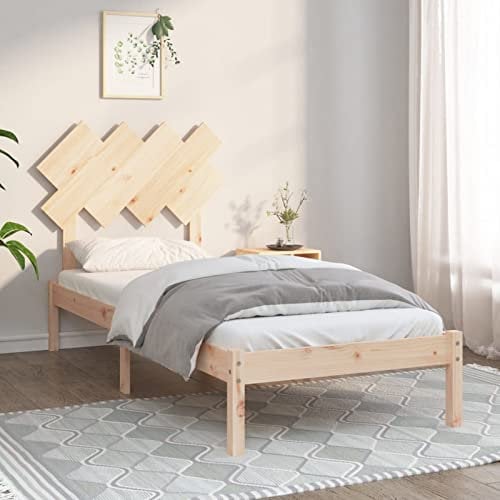 ZEYUAN Massivholzbett 90x190 cm, Familienbett, Bed Frame, Bettstell, Bettrahmen, Jugendbett, Schlafzimmer Bett, Bettgestell - 3104833