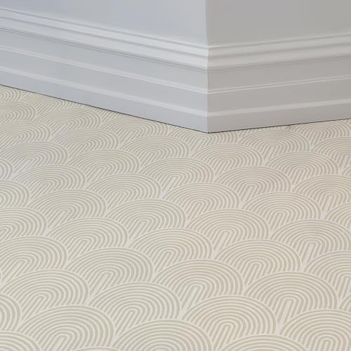 Alwayspon Fliesenaufkleber, 25 Stück x 20 cm, Beige, selbstklebend, zum Aufkleben auf Fliesen, Transferaufkleber für Badezimmer, Küche, Spritzschutz, abziehen und aufkleben,