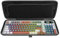 Linkidea Hard Travel Case for Compact 90%-96% Keyboard, Computer 100 Key Wireless/Wired Keyboard Carrying Protective Storage Box Bag, Compatible with RK Royal KLUDGE S98, AULA F99 Pro