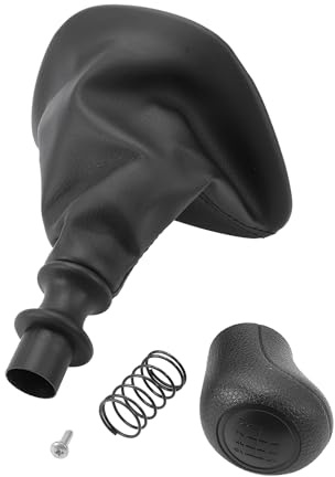 TUCKBOLD Palanca De Cambios Con Cubierta Para Mercedes-Benz Vito 03-20 1Pc | Negro, Plástico, Imitación De Cuero, 1 Pc, Ergonómico, Reemplazo Directo