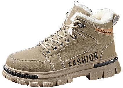 DKLOVIFU Safety Shoes For Men Militär Schuhe Winterschuhe 39 Outdoor Stiefel Herren Wasserdicht Boots Wasserdicht Sicherheitsschuhe Herren mit Klettverschluss Rutschfeste Winter Schuhe Damen