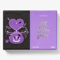 ILLIT - 2ND MINI ALBUM 'I'LL LIKE YOU' [BETWEEN VERSION] - Violett, 12x12 inches, 5x5 inches