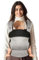 Tuocal Babytrage für Neugeborene bis Kleinkinder, Ergonomische Bequeme und Leichte Tragetuch, Verstellbare Kopf- und Nackenstütze, Verbesserte Lendenwirbelstütze für Babys 4-20 kg 3-36 Monate, Grau