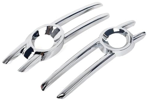 JJRFVBGT Nebelscheinwerfer Blende Kompatibel Mit Für Q3 2013 2014 2015 Auto-Nebelscheinwerfer-Rahmenabdeckung, Zierleiste Für Rückleuchten, Dekoration, Kühlergrillstreifen