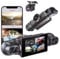 4-Channel 1080P Car Recorder, 360 Degree View 4 Channel Dash Cam Front and Rear Inside Left Right, FHD 1080P Car Recorder, Multi-Ch Dash Camera, NO TF Card (WiFi+GPS)