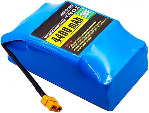 Batería de Iones de Litio 10S2P de 36 V Y 4,4 Ah, Batería de Iones de Litio Recargable para Patinete Eléctrico, Monopatín, Autoequilibrio A,XT60