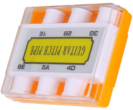 ABS Gitarrenstimmflöte 1 Stück, für Klassische Gitarre, Weiß | Präzises Stimmen ohne Elektronik, für Unterricht und Bühneneinsatz, Geeignet für Instrumente