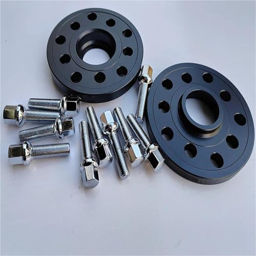 Spurverbreiterungen Für VW Für Passat Für Tiguan Für EOS Und CC, Zentriert, Geschmiedete Felgen, Lochkreis 5x112, 57,1 Mm Spurverbreiterung Für Autos(Schwarz 15mm)