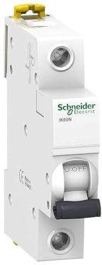 Schneider Electric A9K24140 IK60N Interruptor Automático Magneto Térmico, 1P, 40A, Curva C, 78.5mm x 18mm x 85mm, Blanco