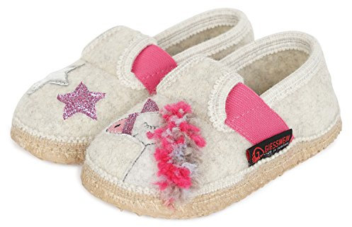GIESSWEIN Trabening Mädchen Niedrige Hausschuhe, Lamm 202, 28 EU