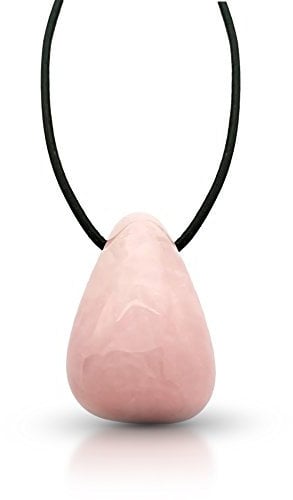 Rosenquarz | Trommelstein | Anhänger | gebohrt | Edel- und Heilstein | Naturprodukt