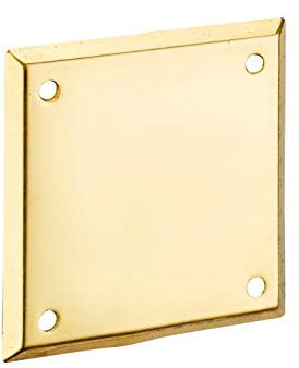 THIRARD - Plaque de propreté, 60x60mm, laiton