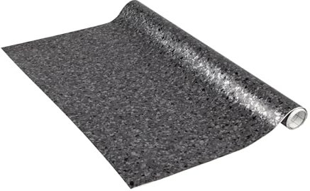 Venilia Basicline Dekorative Klebefolie, ohne Phthalate, PVC, Dunkelgrau, 45 cm x 1,5 m