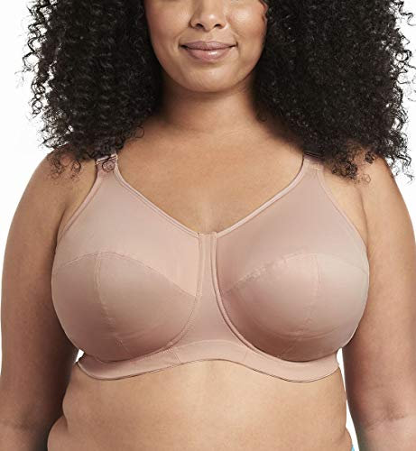 Goddess Women's Celeste Soft Cup Full Coverage Wireless Comfort Bra, Fawn, 36HH