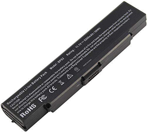 WYGUO VGP-BPL2 VGP-BPS2 VGP-BPS2A VGP-BPS2B VGP-BPS2C Sostituzione della batteria del laptop per Vaio VGN-C11C PCG-7Y1M PCG-7R2l VGN-FS515 VGN-S240 PCG-792L PCG-7D1M PCG-6C1N VFB-S1-XP(11.1V 5200mah)