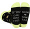 BISOUSOX Men's Novelty Socks Calf Socks Women If You Can Read This Socks Bring Me Some Tea Whiskey Beer Coffee Wine Pizza Eggs Dress Socks Cotton Funny Socks for Men Gift for Tea Lover