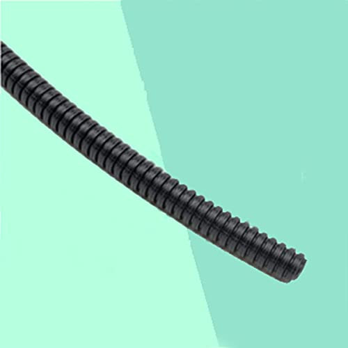 Tuyau ondul¨¦ en plastique de nylon PA de diam¨¨tre int¨¦rieur de 7,5 mm manchon de protection de cable ignifuge ¨¦tanche-250 cm