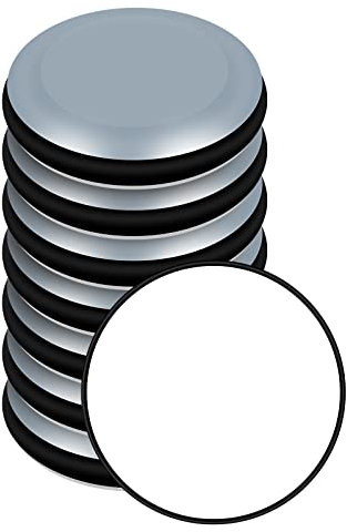 VABNEER Möbelgleiter, 8 Stück PTFE Teflon Runde Selbstklebende Möbelschieber, Möbel Bewegen Pads für Glatte Böden und Teppiche (Runde, 50mm)