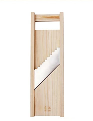 TOMYEUS French Fry Cutter Manual Slicer Wood Multi-function Potato Strip Cutter Grater Grater Rubbing French Fries Vegetable Cutter Cut Thick Strips Potato Slicer