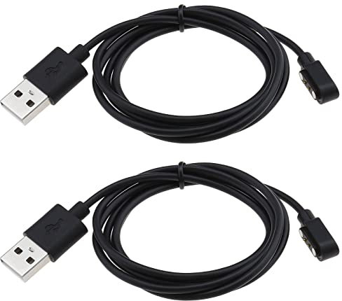 Be In Your Mind 2 Stück Smartwatch Ladekabel Magnetisches Aufladekabel Uhren Ersatz Kompatibel mit Willful ID205 ID205U ID205s ID205L ID216 SW01 SW021