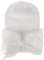 Balakaka Neugeborenes Baby Mütze Hut Beanie Unisex Infant Hut Kindergarten Mütze Baby Jungen Mädchen 0-3 Monate Cute Bow Cotton Beanie Hat Knotted Turban Soft Cute Baby Girl/Toddler Hat