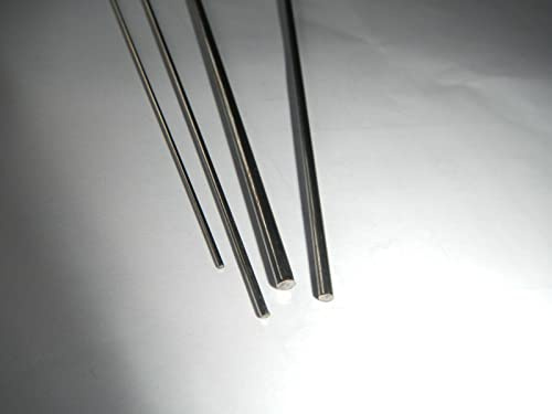 1 Piece of piano wire music wire steel round 0.5mm 0.8mm 1mm 1.2mm 1.5mm 2mm 2.5mm 3mm (Length : 300mm, Diameter : 2.5mm)