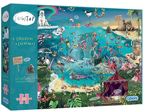 Puzzle von Gibsons - Puzzle: 1000 Special Edition: A Collective of Creatures - 1000 Teile Puzzles für Kinder und Erwachsene - ab 12 Jahren