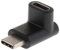 CABLEPELADO Adaptador USB-C acodado, Adaptador USB C de 90 Grados Recto, Acoplador USB C Angular, Transferencia de Datos de hasta 10 Gbps | Macho a Hembra | Apto para portátil Tablet teléfono