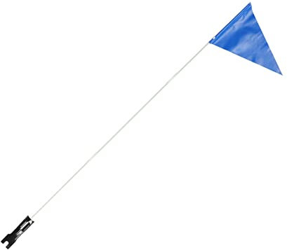 Cabilock 1 Satz Reflektierender Fahnenmast Mit Stange Liegeradfahnen Fahrradfahnenmasten Radfahren Mit Sicherheitsflagge Sichtbarkeitsfahnen Fahnenstange Kind Verehrung Anhänger Polyester