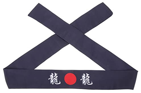 BESTonZON Japanisches Haarband Sushi-koch-kostüm Am Stirnband Binden Stirnband Trainieren Karate-zubehör Übungsstirnband Kopfbinden Stirnbänder Turbane Für Drachenwort Student Stk Baumwolle