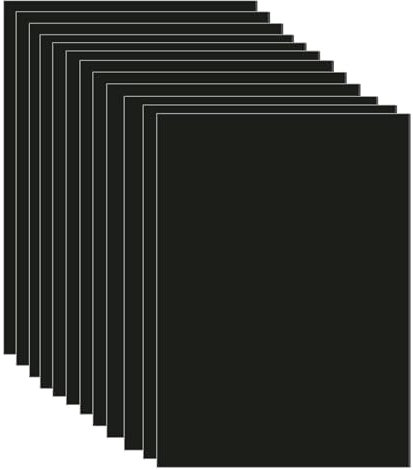 Briartw Magnetische Gummibögen-Set, 22 x 15 cm, 0,8 mm dick, doppelseitig, magnetische Blätter, flexible Gummiplatten für Metallschablonen, Aufbewahrung und Organisation, Scrapbooking, Werkzeug,