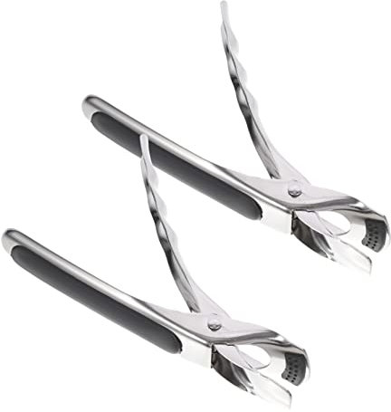 CIYODO Lot de 2 pinces à vaisselle antidérapantes pour friteuse à air comprimé en silicone