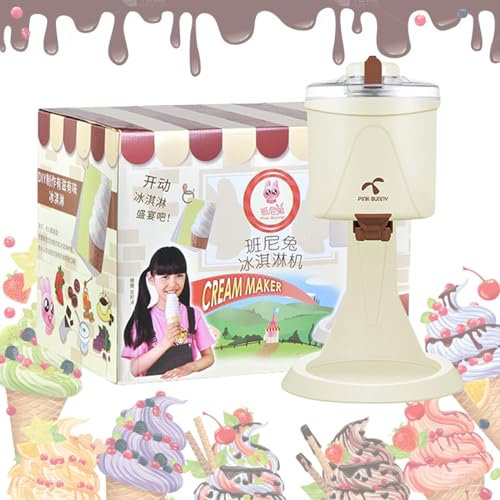 Machine à crème glacée automatique avec compresseur, mini machine à crème glacée automatique aux fruits, machine à crème glacée molle, grande capacité 1 L, machine à crème glacée pour yaourt, sorbet