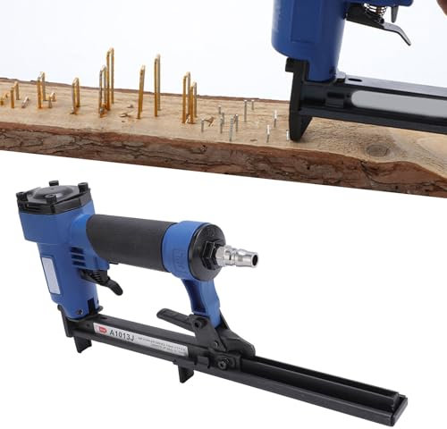 Pneumatic Brad Nailer, Split -Struktur, 20 1/4 Bis 1/2 -Zoll -Nägel, Leichte Nagelpistole -Grundnahrungsmittelpistole mit Gummigriff, Schnellanschlusseinlass, 100 -teilige