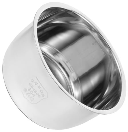 Zerodeko Olla Arrocera Inoxidable de Interior Antiadherente Recipiente de Cocción Accesorio para Arrocera Eléctrica