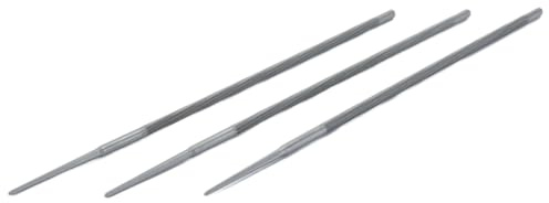 Hoite 3PCS Chainsaw Files, Round Files, 200 Mm X 5.5 Mm, Manual Sharpening Of Saw Chains, for Repairing and Sharpening Saw Chains
