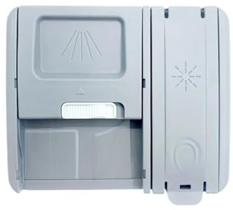 Compatible For SAIPU SP-D02B 17476000008523 Mini Dishwasher Detergent Dispenser 220-240V 52.3KW±10% Gray/RESET Terminal/125.6 * 106.3