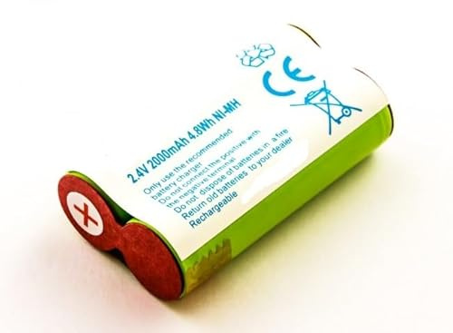 Battery Pack 2 Series AA Mignon / 2.4 V / 2000 mAh NI-MH with Solder Tag Industrial