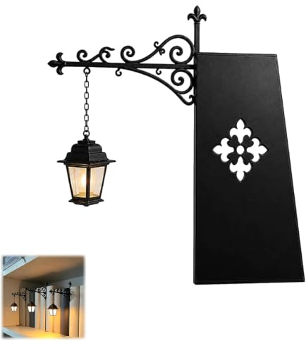 RUTYAUB Bücherregal Lampe Vintage Library Lantern, Bookshelf Lamp im Retro Laternen, Dekorative Bücherregallampe für Bücherregal Beleuchtung, Leseecke, Home Office, Geschenk für Buchliebhaber
