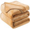 HOZY Kuscheldecke 150x200cm Kamel, Fleece Decke Sofa Decke, Warme Bettdecke Fleecedecke Couch Decken Flauschige Decke, Tagesdecke Sofaüberwurf Hundedecke Sofadecke Couchdecke flauschig