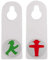 Türsteher rot + grün Ampelmännchen - DDR Artikel und Produkte der DDR