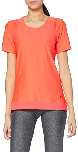 Under Armour Women Vanish Short Sleeve Shirt - After Burn/After Burn/Tonal (877), Small
