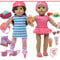 The New York Doll Collection Puppen Zubehör passt 18 Zoll / 46cm Puppen - Beinhaltet Rollschuhe und Badeanzug Badeset für Mode Mädchen Puppen - Puppenkleidung und viele Mehr Zubehör