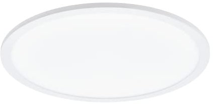 EGLO LED Deckenleuchte Sarsina, dimmbare Aufbauleuchte aus Aluminium und Kunststoff, Deckenlampe in weiß, Deckenbeleuchtung neutralweiß, Küchenlampe Ø 45 cm
