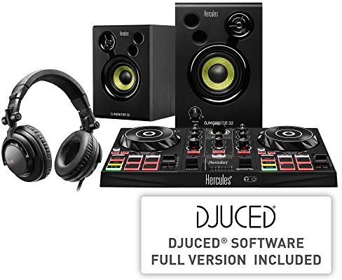 Hercules DJLearning Kit - All-in-one Kit, das Ihnen beim Erlernen des Mischens und beim DJ-Werden hilft