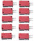 HEEPDD 10Pcs Micro Switch, Rouge 3Pins Bouton Poussoir Micro Switch Micro Fin de Course pour Game Mini Fin de Course