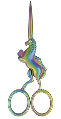 Schere Einhorn Regenbogen 13 cm x 5 cm