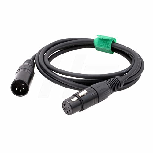 HangTon Câble audio équilibré 4 broches XLR mâle vers femelle XLR 4 broches (1 mètre)
